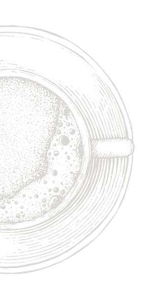 Taza de café humeante sobre un fondo claro